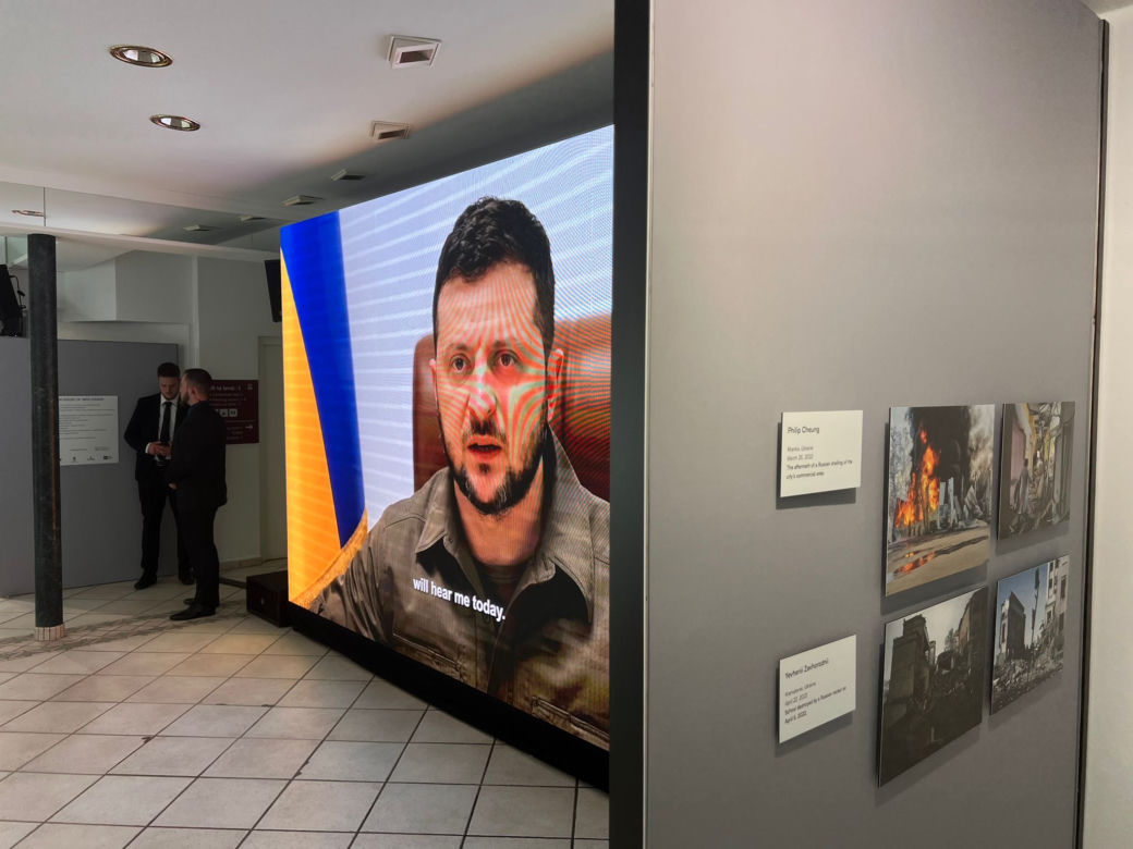 Davos przeciw atakowi Rosji na Ukrainę