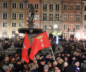 Wiec przeciwko nienawiści i przemocy w Gdańsku