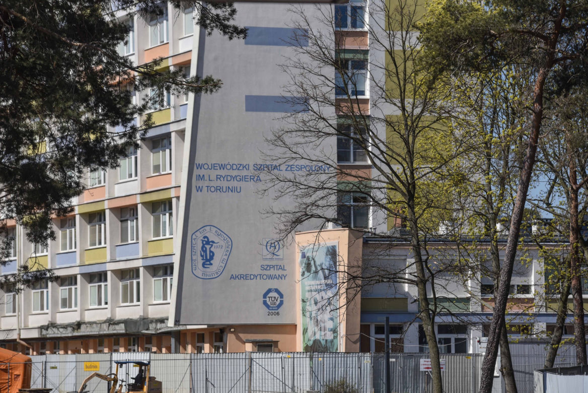 Luksusowa kaplica w nowo budowanym szpitalu wojewódzki w Toruniu