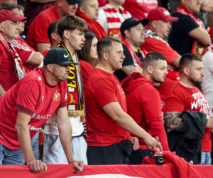 Widzew Łódź - Lech Poznań: Zdjęcia kibiców z meczu 6. kolejki PKO BP Ekstraklasy