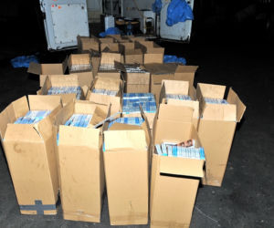 Warmińsko-mazurskie. Ponad 1,2 mln białorurskich papierosów z przemytu