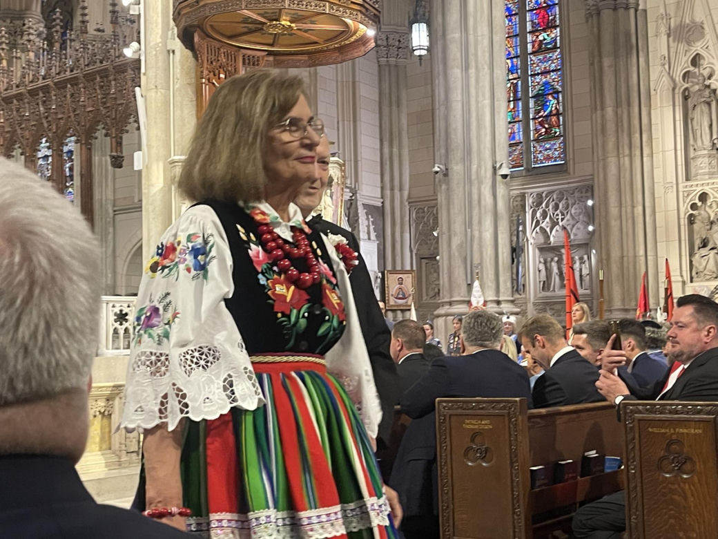 Uroczysta msza przed 88. Paradą Pułaskiego w NY