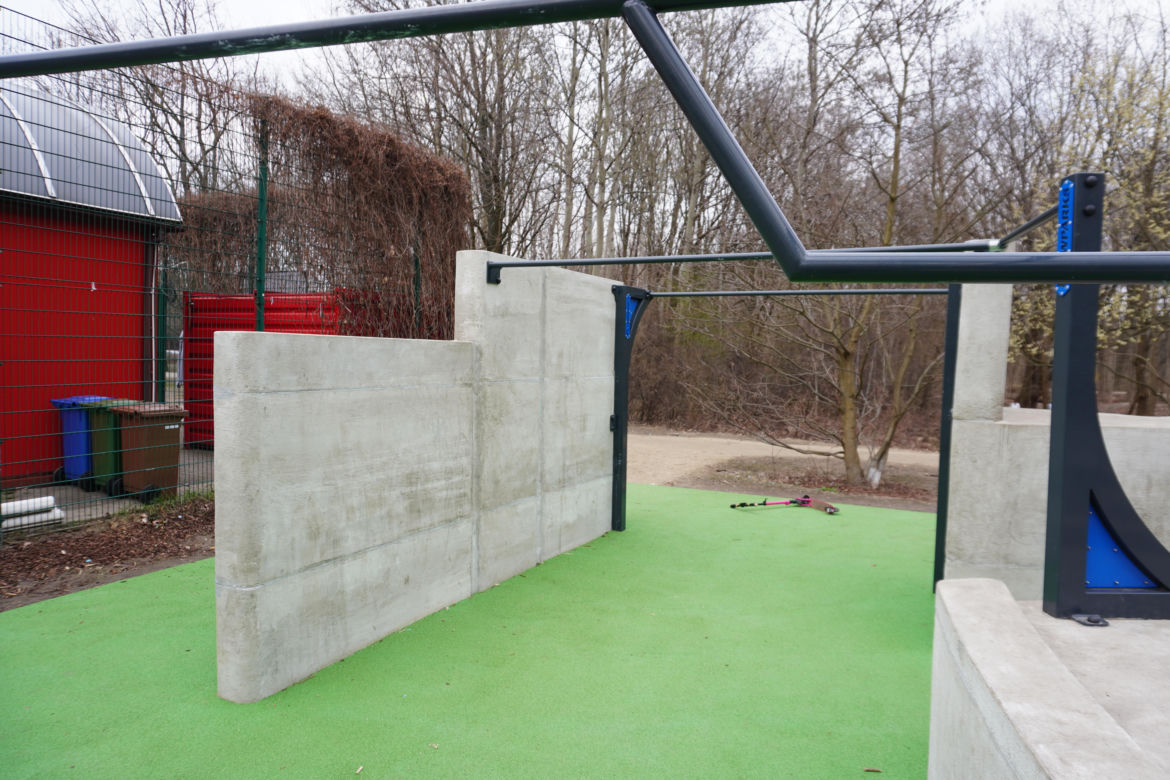 Flowpark w Parku Przy Bażantarni na Ursynowie