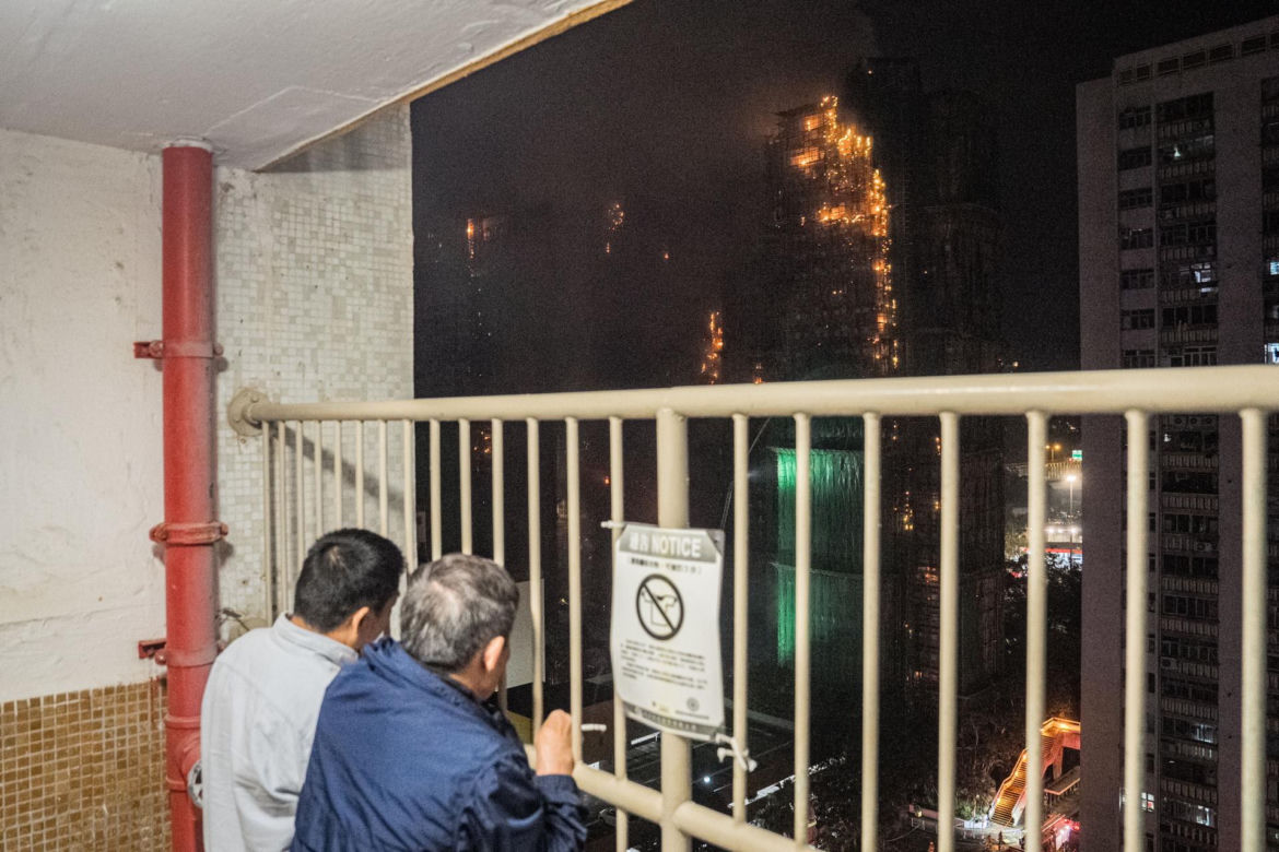 Hongkong / Pożar wieżowców. Liczba ofiar wzrosła już do 44.
