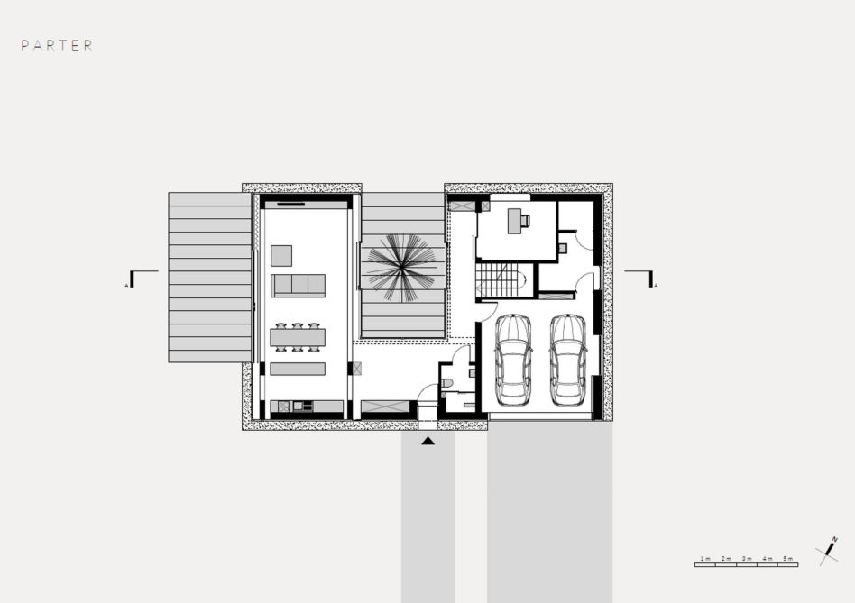 Biały dom w Łomiankach projektu moomoo architects