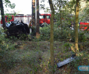 Tragiczny wypadek w miejscowości Miradz, czterech młodych ludzi nie żyje