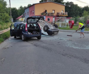 Groźny wypadek w Rybnicy Leśnej na Dolnym Śląsku