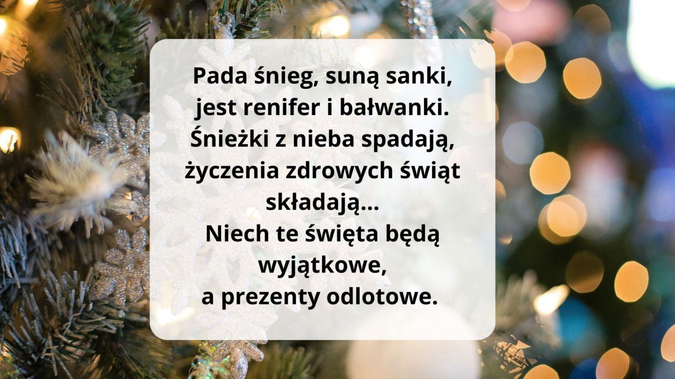 Boże Narodzenie 2023. Życzenia świąteczne, SMS, krótkie wierszyki