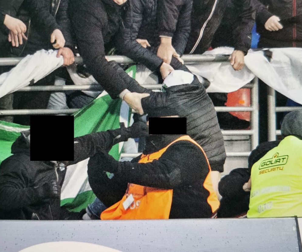 Bójka podczas meczu Radomiaka Radom z Lechem Poznań 