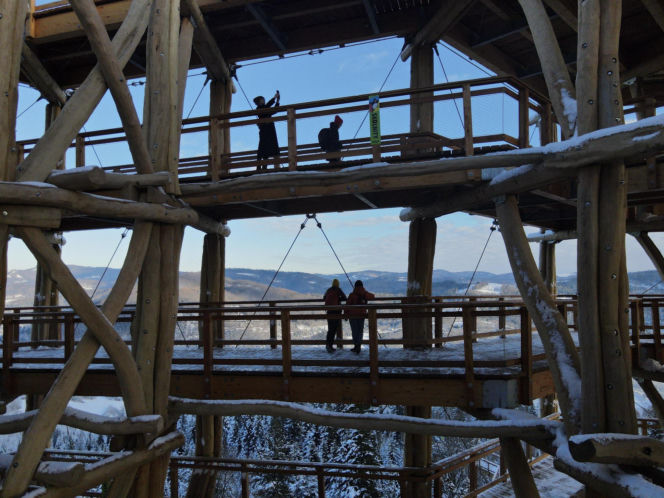 Wieża skolnity w Wiśle