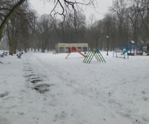 Gdzie mieścił się kiedyś letni teatr? Siedlecki park Aleksandria sto lat temu i w pierwszym tygodniu stycznia 2021: