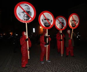 Jarosław Kaczyński na Wawelu
