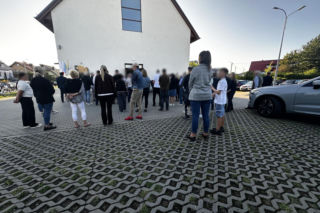 Mieszkańcy Lęborka żegnają księdza, który utonął w Darłówku