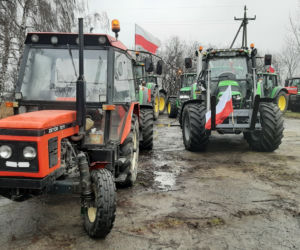 Protest rolników w Środzie Wielkopolskiej
