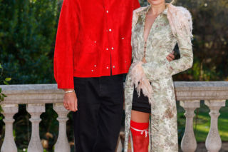 Jacob Elordi i Margot Robbie na premierze Wichrowych Wzgórz