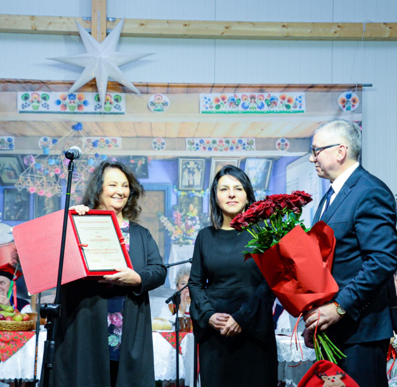 Anna Dymna honorową obywatelką gminy Zabierzów