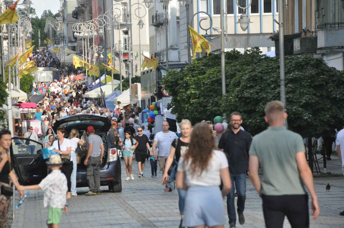 Święto Kielc 2024. Tłumy na deptaku i w Parku Miejskim. 22 czerwca 2024