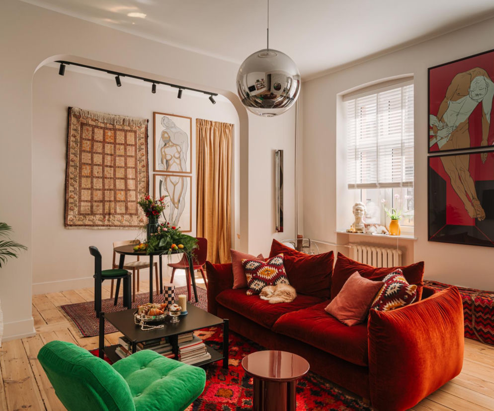 Między Orientem a Łodzią. Właścicielka projektowała to mieszkanie z Kuwejtu