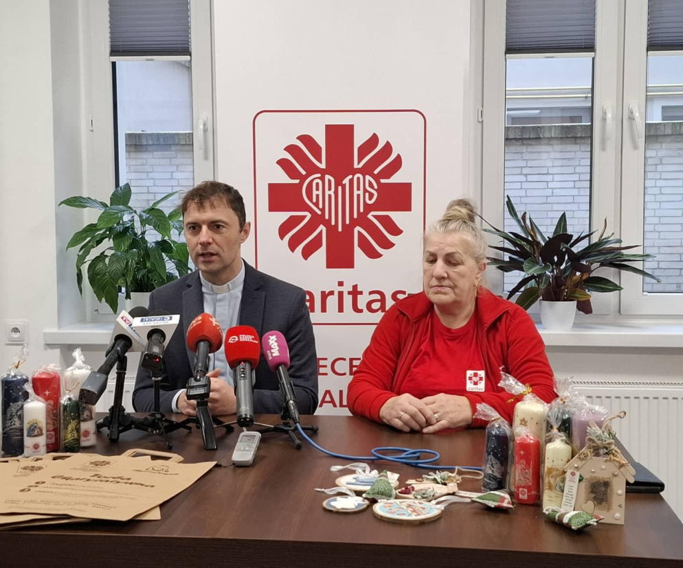 Konferencja w Caritas Koszalin przed świętami