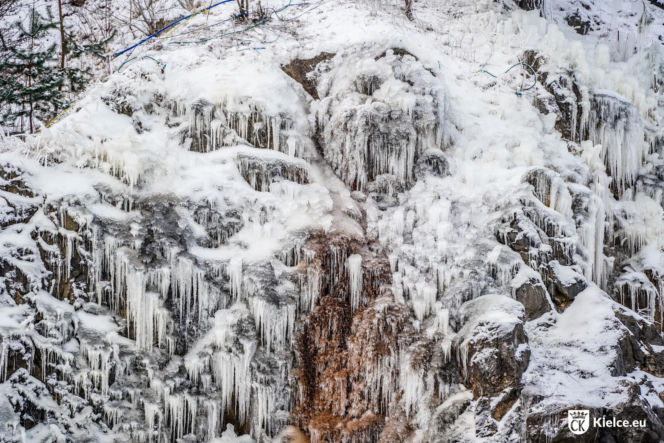 Lodospad w Kielcach. Zdjęcia