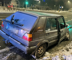 Nocny wypadek autobusu w Warszawie