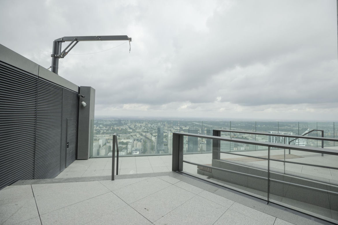 Taras widokowy na Varso Tower został otwarty w tym roku