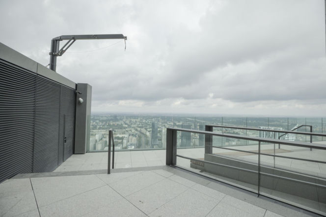 Taras widokowy na Varso Tower został otwarty w tym roku