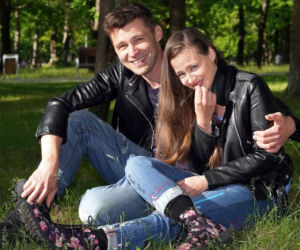 Barwy szczęścia odc. 2321. Darek (Andrzej Niemyt), Gabriela (Marta Juras)