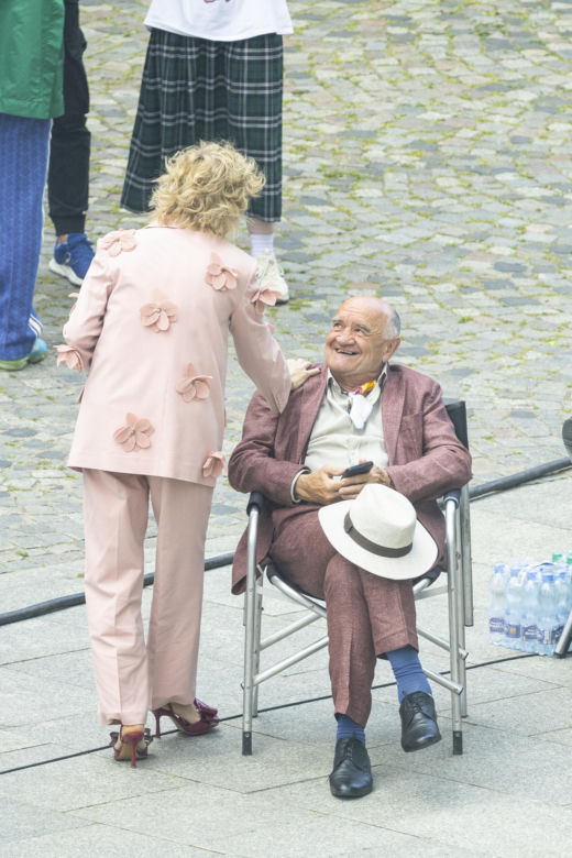 Gwiazdy na planie serialu "Klara"