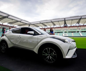 Toyota C-HR, prezentacja Stadion Legii