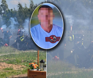 Gdy rozbłysły race, wielu nie mogło powstrzymać łez. Tak pożegnano Jakuba! 