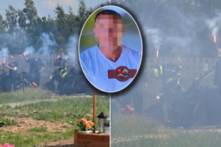 Gdy rozbłysły race, wielu nie mogło powstrzymać łez. Tak pożegnano Jakuba! 