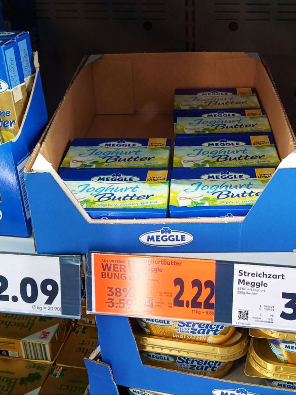 Ceny masła w Polsce i w Niemczech