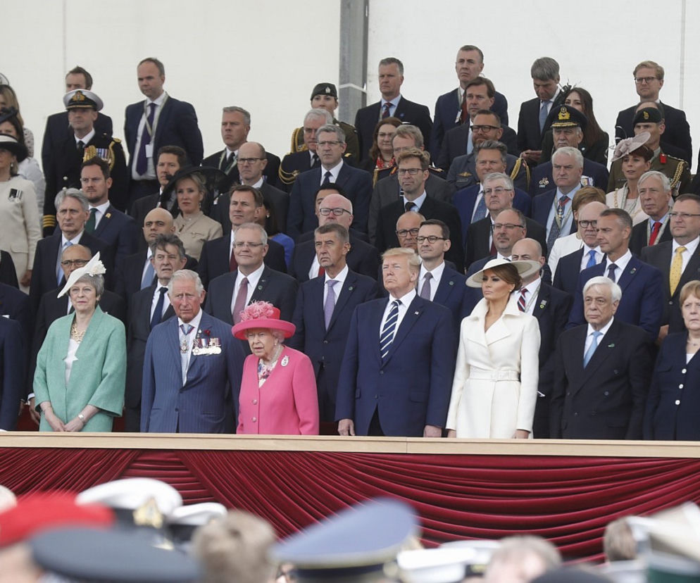 Mateusz Morawiecki na obchodach D-Day
