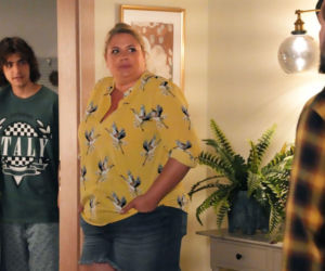 Barwy szczęścia odc. 3295. Ewa (Gabriela Ziembicka), Romeo (Jacek Tyszkiewicz), Aldona (Elżbieta Romanowska)