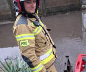 Sebastian ratował innych, teraz sam walczy o życie. Dramatyczny wypadek na spacerze z synem