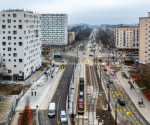 Tramwaj do Dworca Zachodniego w Warszawie - grudzień 2025