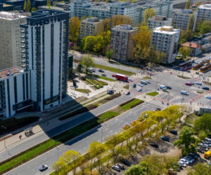 Rezerwa pod tramwaj w Al. Polski Walczącej w Warszawie