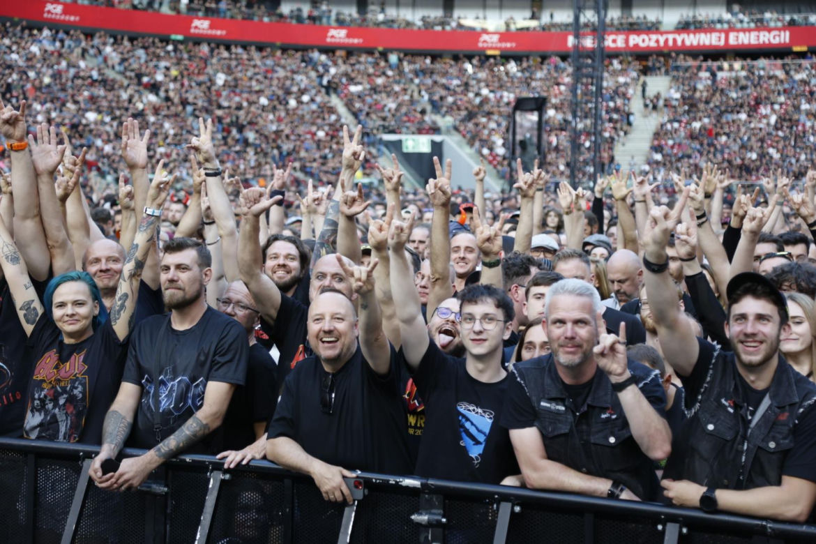 Koncert AC/DC w Warszawie (4.07.2025) - część druga. Organizatorem koncertu jest Live Nation