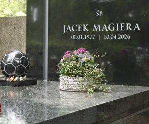 Nowy grób Jacka Magiery