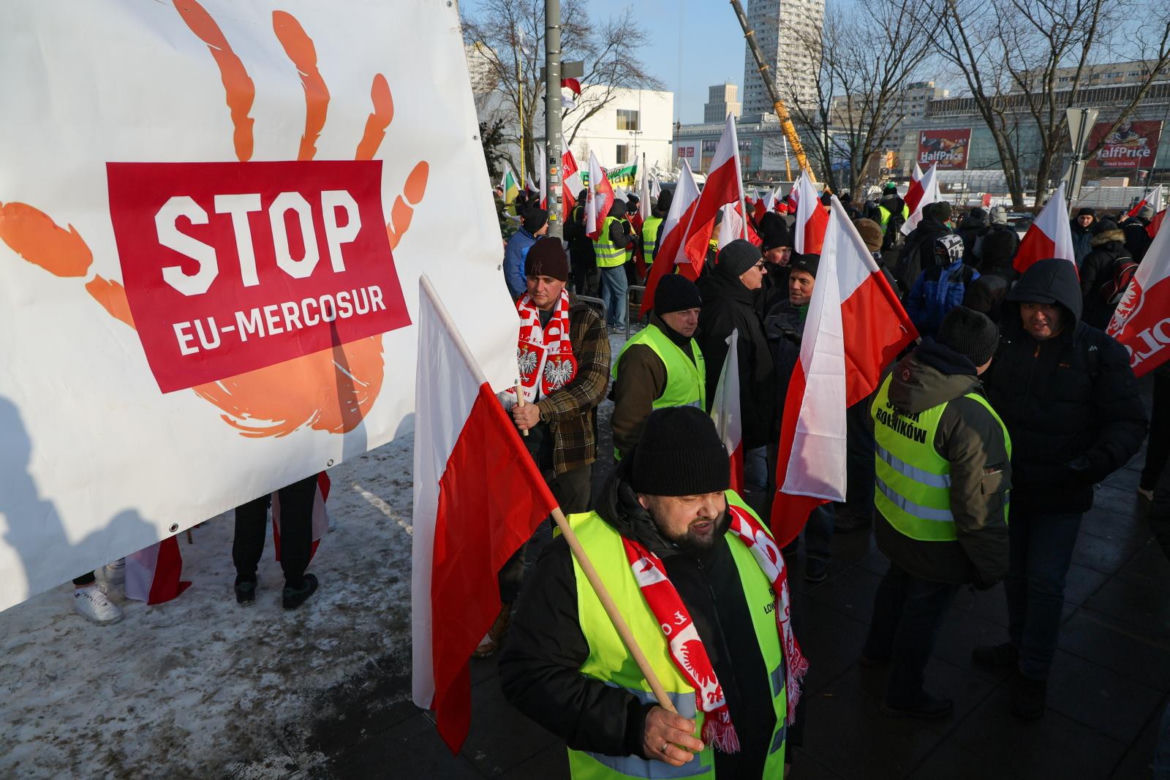 Protest rolników w Warszawie (9.01.2026)