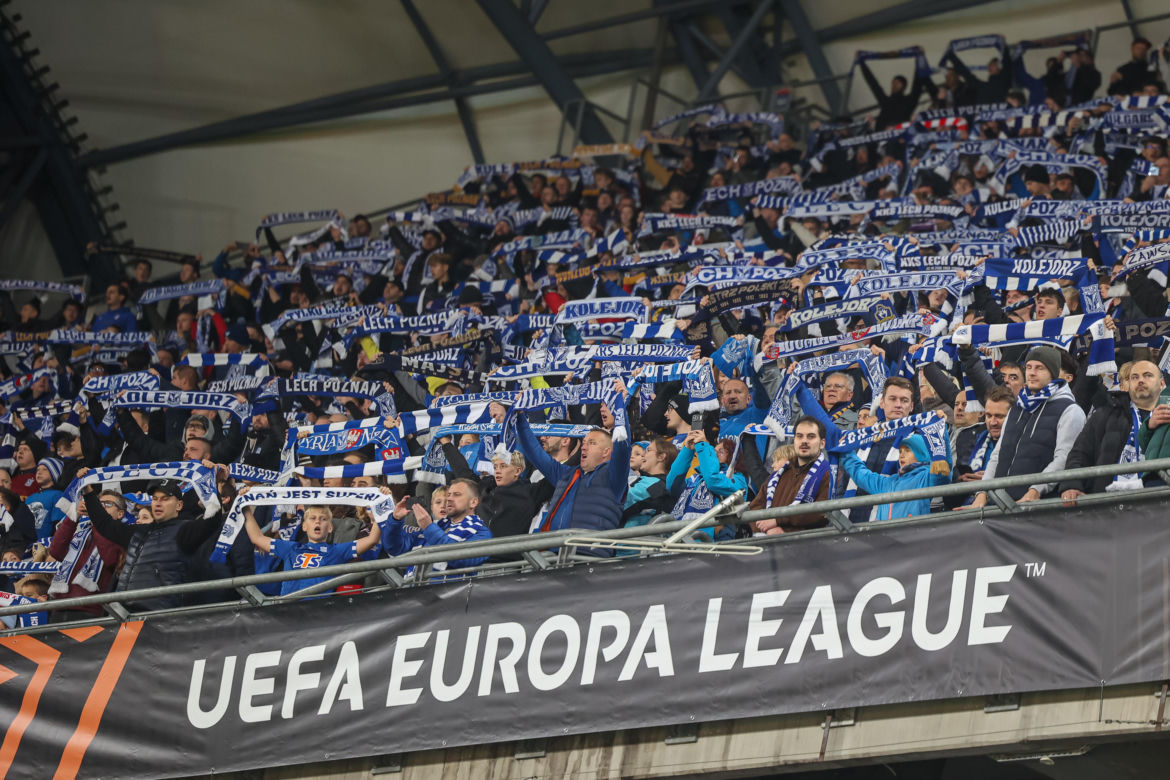 Lech Poznań - Sunderland: Zdjęcia kibiców i zawodników z meczu 3. kolejki fazy ligowej Ligi Europy 2026/27