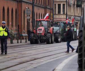 Strajk rolników w Bydgoszczy [ZDJĘIA]
