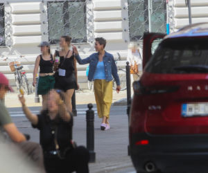 Danuta Stenka na planie Właśnie że tak! Nigdy w życiu 20 lat później