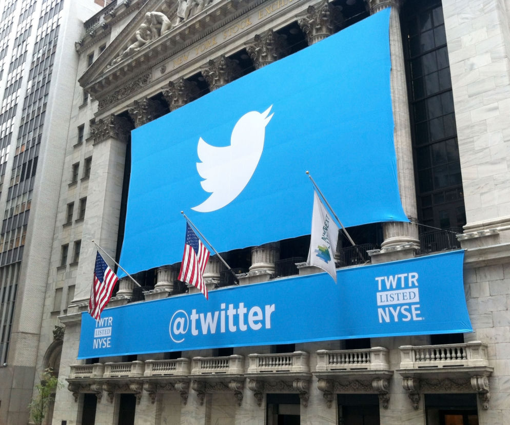 Szef Twittera stracił 355 mln dolarów w dwa tygodnie
