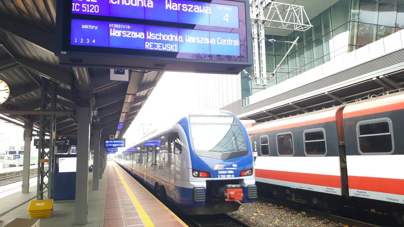 Pociąg "Rejewski" ruszył z Bydgoszczy do Warszawy