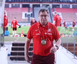 Jan Urban na meczu Malta - Polska