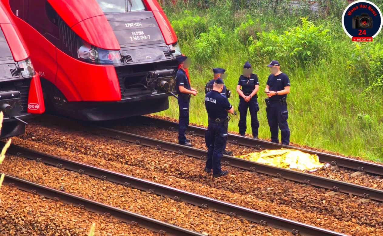 Tragedia na torach. Nie żyje człowiek potrącony przez pociąg 