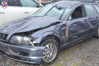 Nie miał prawa jazdy, uciekał policji, spowodował kolizję i posiadał narkotyki. 25-letniemu kierowcy BMW grożą lata więzienia