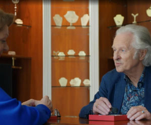 Barwy szczęścia odc. 3273. Józefina Rawiczowa (Elżbieta Jarosik), jubiler (Wojciech Gałziński)